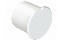 PUSHFIT SOCKET STOP END PLUG; 40MM WHITE