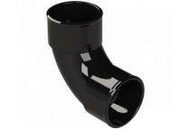 POLYPIPE S2000 40MM MUPVC 92.5DEG SWEPT BEND - BLACK