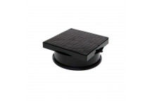 DRAIN 110/160MM INSP/CHAMBER SQPOLY COVR