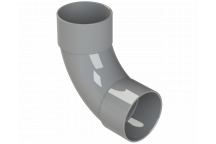 S/WELD SWEPT BEND 92.5DEG; 50MM GREY
