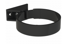 POLYPIPE RING-SEAL PIPE CLIPS (PLASTIC);3\"/82MM BLCK