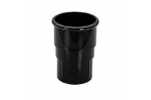 FLOPLAST MINIFLO DOWNPIPE SOCKET BLACK