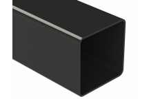 DPSQ65 SQUARE DOWNPIPE; 5.5M BLACK