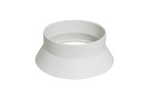 FLOPLAST RING-SEAL WEATHERING COLLAR;4\"/110MM WHITE