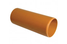 E.TUPLING 110MM UNDERGROUND DRAINAGE PIPE - 3M - PLAIN-END