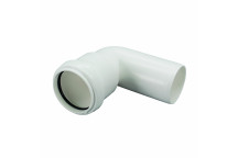 FLO PUSHFIT SWIVEL BEND 90 DEG; 40MM WHT