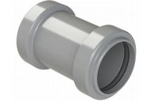 PUSHFIT STRAIGHT COUPLING; 32MM GREY