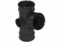 S2000 SINGLE BRANCH; 4\"/110MM 104DEG BLK