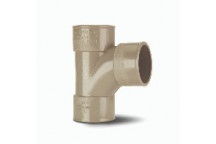 POLYPIPE S2000 50MM MUPVC SCREWED ACCESS PLUG - SOLV GREY