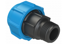 POLYFAST MALE ADAPTOR; 25MM X 3/4\" BSP