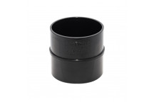 FLOPLAST S/WELD STRAIGHT COUPLING; 50MM BLACK