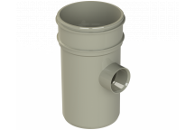 S2000 SINGLE BOSS PIPE;4\"/110MM S/S 40MM SG