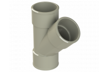 POLYPIPE S2000 MUPVC 32MM 45DEG BRANCH - SOLV GREY