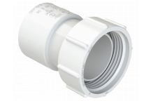 S/WELD THREADED COUPLING; 32MM WHITE