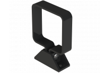 DPSQ65 PIPE CLIP (COMPLETE UNIT); BLACK