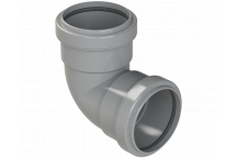 PUSHFIT KNUCKLE BEND 90DEG; 50MM GREY