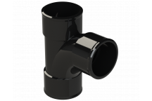 POLYPIPE S2000 32MM MUPVC 92.5DEG SWEPT TEE - BLACK