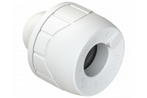 POLYPLUMB ENHANCED - 10MM SOCKET BLANK END - WHITE