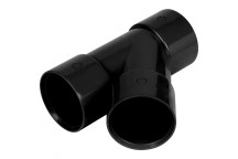 E.TUPLING 135DEG Y BRANCH - 32MM - BLACK