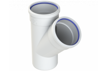 POLYPIPE RING-SEAL SINGLE BRANCH;4\"/110MM 135D EQ WT