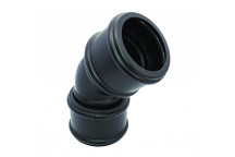 110MM CAST EFFECT 135D (2xSCKT) BEND; BK