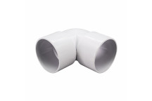 FLOPLAST S/WELD KNUCKLE BEND 90 DEG; 40MM WHITE