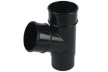 E.TUPLING 68MM ROUND 67.5DEG BRANCH - BLACK