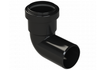 PUSHFIT SWIVEL BEND 91.25DEG; 40MM BLACK