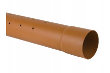 160MM X 6M PERFORATED PIPE