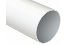DPR68 ROUND DOWNPIPE; 2.5M WHITE