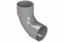 S/WELD SWEPT BEND 92.5DEG; 40MM GREY