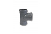 E.TUPLING 4\" SOIL 90DEG TRIPLE SOCKET BRANCH - GREY