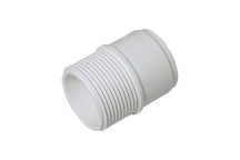 FLOPLAST S/WELD ADAPTOR (MALE IRON); 40MM WHITE