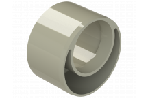 POLYPIPE S2000 MUPVC 50MM X 32MM REDUCER - SOLV GREY