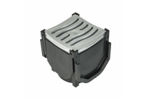FLO CHANNEL DRAINAGE 110MM DRAIN CRNR GG