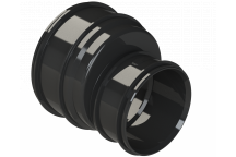 S2000 REDUCER; 4\"/110MM - 82MM 2XSCKT BK