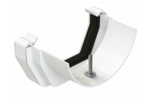 RW FITTS PLASTIC-METAL GUTT ADAPTOR;WHIT