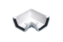 E.TUPLING 114MM SQUARE 90DEG ANGLE - WHITE