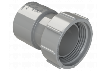 S/WELD THREADED COUPLING; 32MM GREY