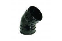 FLOPLAST SOLVENT SOIL 110 135DEG D/S BEND; BLACK