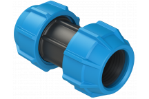 POLYFAST STRAIGHT COUPLER; 25MM