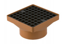 160MM X 160MM SQUARE HOPPER 110MM SOLVENT SOCKET