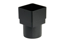 FLO SQ/RND DOWNPIPE ADAPTOR; 68MM CI