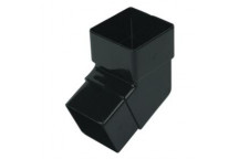 E.TUPLING 65MM SQUARE OFFSET BEND 112.5DEG - BLACK