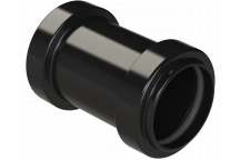 PUSHFIT STRAIGHT COUPLING; 32MM BLACK
