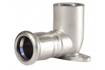 SS 316 PRESS - WALLPLATE FEMALE - 15 x 1/2”