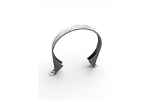 E.TUPLING 6\" PUSH-FIT SOIL PIPE CLIP - GREY