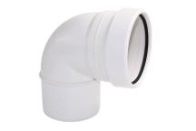 E.TUPLING 110MM SOIL TIGHT 90DEG S/SOCKET - WHITE