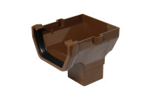 FLO RWSQ114 STOPEND OUTLET; BROWN