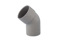 E.TUPLING SOLVENT WASTE SPIGOT 45DEG - 50MM - SOLVENT GREY